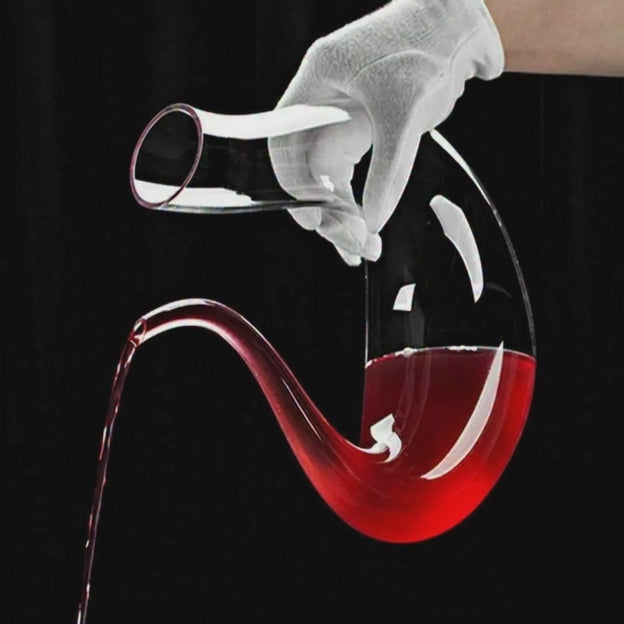 Crystal U-shaped 1500ml Wine Decanter